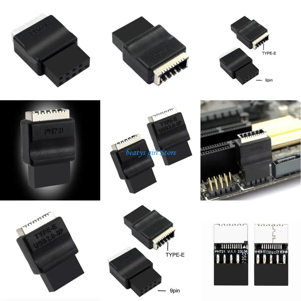 C7AB USB 2.0 to TypeE Conversion Adapter for Upgrading Motherboard Front Ports
C7AB USB 2.0 to TypeE Conversion Adapter for Upgrading Motherboard Front Ports