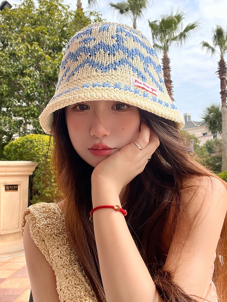 Дышащая летняя кепка, женская солнцезащитная панама, модная универсальная шапка для похудения лица, аксессуар Faion для op 
Дышащая летняя кепка, женская солнцезащитная панама, модная универсальная шапка для похудения лица, аксессуар Faion для op