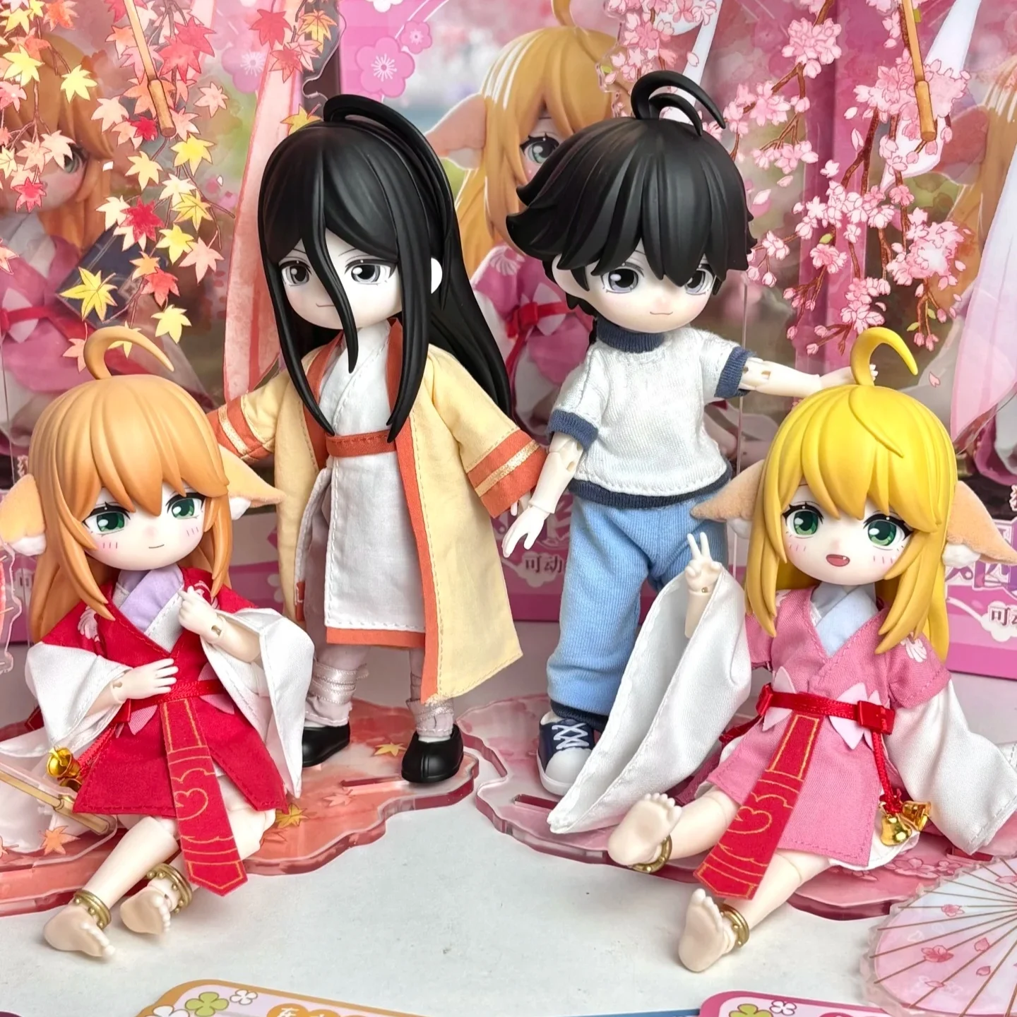 Original New Trendy Play Blind Box Fox Demon Little Red Maiden BJD Doll Marriage Order Series Joint Mobile Model Handmade Gifts
Original New Trendy Play Blind Box Fox Demon Little Red Maiden BJD Doll Marriage Order Series Joint Mobile Model Handmade Gifts
