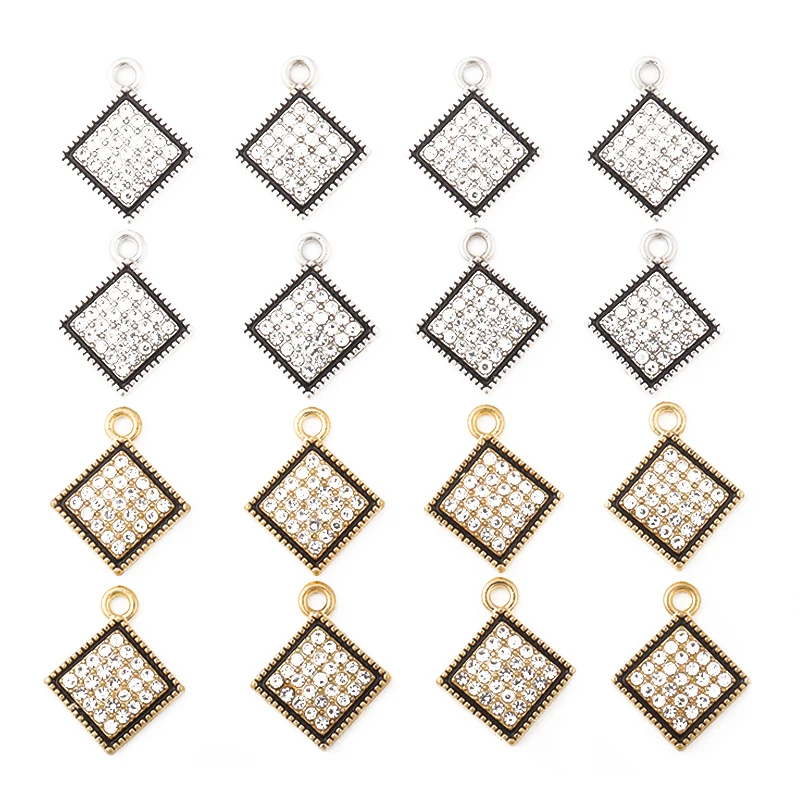 15Pcs 18*15MM Fashion Simple Alloy Square Light Luxury Pendant DIY Jewelry Women's Necklace Earrings Bracelet Making Accessories
15Pcs 18*15MM Fashion Simple Alloy Square Light Luxury Pendant DIY Jewelry Women's Necklace Earrings Bracelet Making Accessories