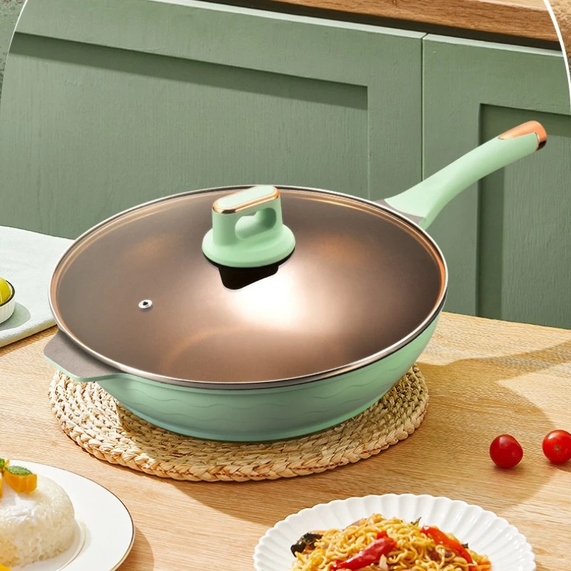 32cm Ceramic Clay Nonstick Frying Pan Skillet Induction Compatible Gas Electric Stovetop Easy Clean Healthy Cooking Household
32cm Ceramic Clay Nonstick Frying Pan Skillet Induction Compatible Gas Electric Stovetop Easy Clean Healthy Cooking Household