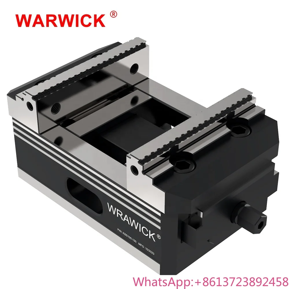 WARWICK KSS100-125 Precision Vise 100mm Universal Self Centering Machine Vise for CNC 5th Rotary VMC
WARWICK KSS100-125 Precision Vise 100mm Universal Self Centering Machine Vise for CNC 5th Rotary VMC
