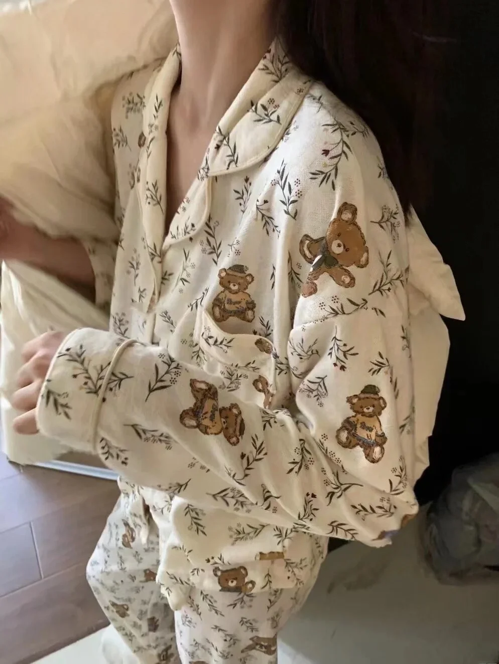100% Pure Cotton Sleepwear Women's 2026 New Style Spring Autumn Winter Double Layer Gauze Baby Cotton Postpartum Home Clothes...
100% Pure Cotton Sleepwear Women's 2026 New Style Spring Autumn Winter Double Layer Gauze Baby Cotton Postpartum Home Clothes...