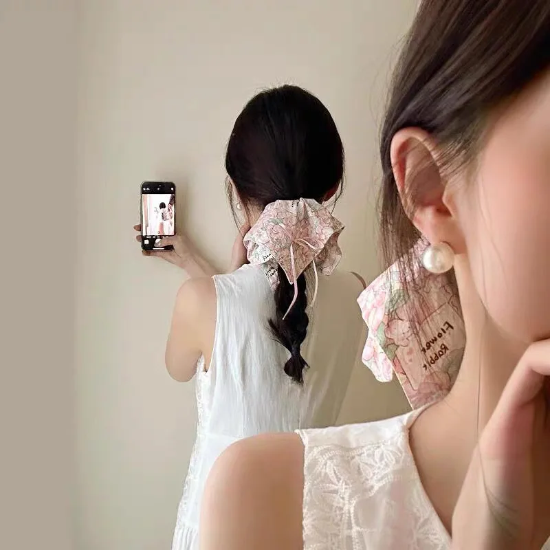 Premium Pink Lace Scrunchie Large Size Korean Cute Sweet Hair Tie for Bun Ballerina Bun Soft Stretchy Comfortable
Premium Pink Lace Scrunchie Large Size Korean Cute Sweet Hair Tie for Bun Ballerina Bun Soft Stretchy Comfortable