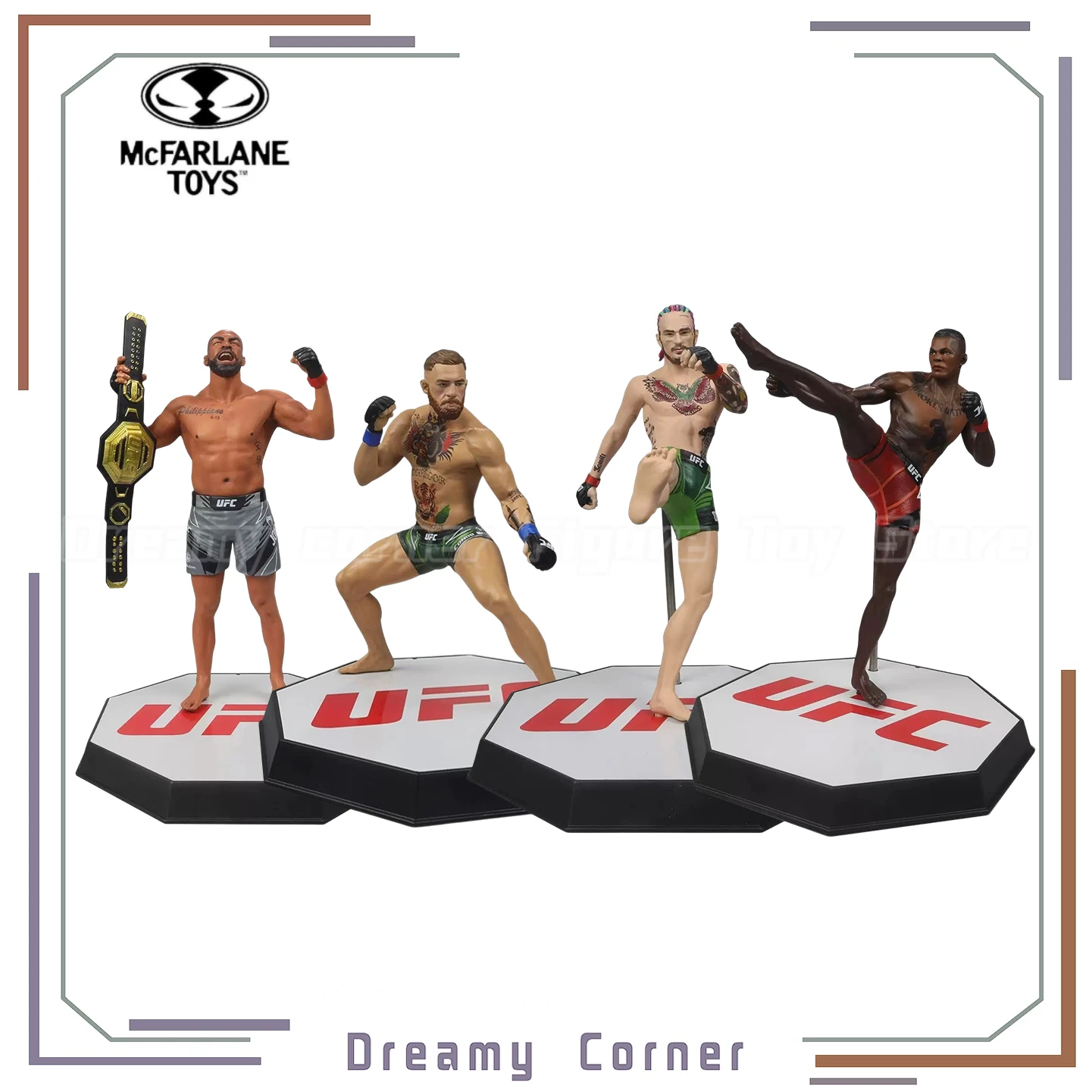 【In Stock】Original McFarlane Toys UFC OLIVEIRA CONOR POIRIER ADESANYA JONES O'MALLEY 1/10 1/10 Scale Figure Toy Model Collection
【In Stock】Original McFarlane Toys UFC OLIVEIRA CONOR POIRIER ADESANYA JONES O'MALLEY 1/10 1/10 Scale Figure Toy Model Collection
