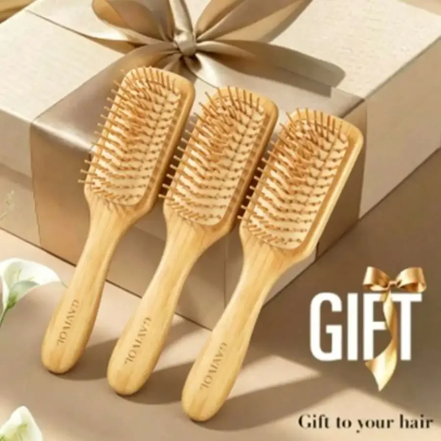 Bamboo Paddle Hair Brush For Detangling And Scalp Massage
Bamboo Paddle Hair Brush For Detangling And Scalp Massage