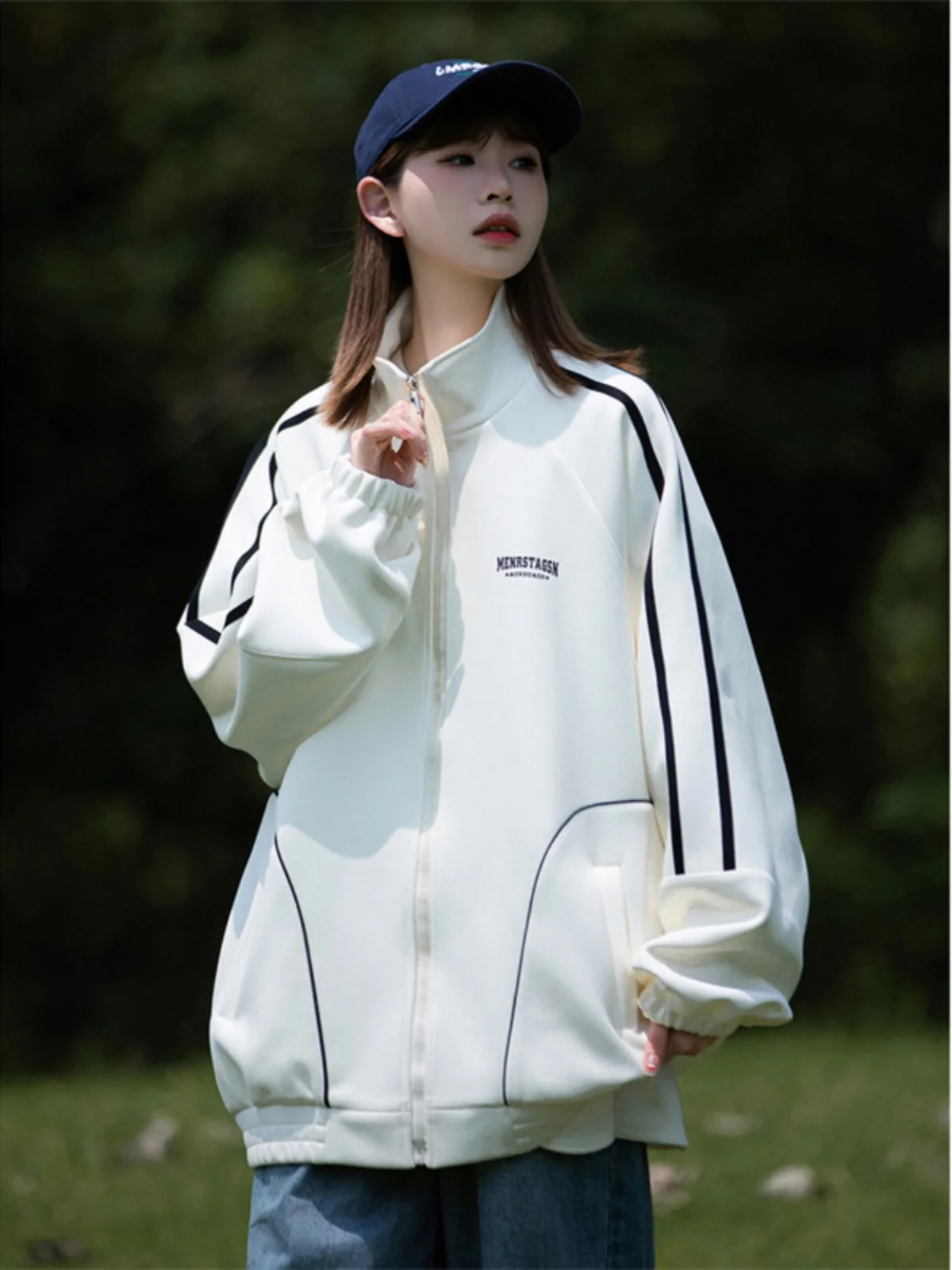 American Retro Baseball Jaet for Men Spring Autumn Trendy Color Blo Splicing Loose Casual irt Youth Faion Windproof
American Retro Baseball Jaet for Men Spring Autumn Trendy Color Blo Splicing Loose Casual irt Youth Faion Windproof