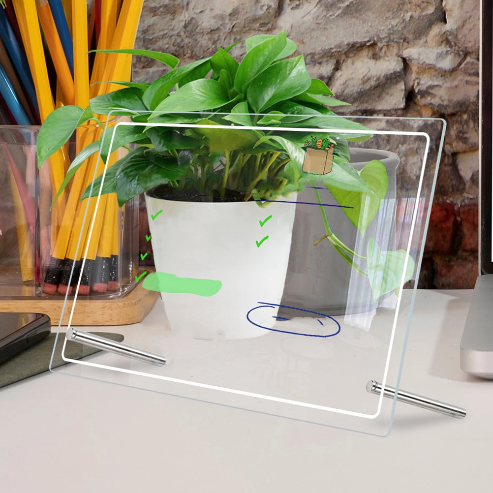 Transparent Acrylic Desk Writing Board 2x7cm Ad Nails Fridge Whiteboard Dry Erase Table Memo Planner Office Magnetic Reusable
Transparent Acrylic Desk Writing Board 2x7cm Ad Nails Fridge Whiteboard Dry Erase Table Memo Planner Office Magnetic Reusable