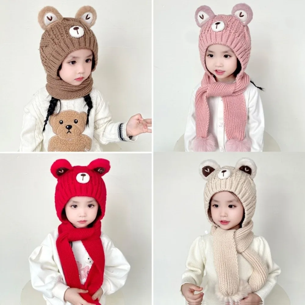 Новая шапка-пуловер с милым медведем, теплая холодостойкая шапка-бини, ветрозащитная шапка с помпоном и капюшоном, осень и зима
Новая шапка-пуловер с милым медведем, теплая холодостойкая шапка-бини, ветрозащитная шапка с помпоном и капюшоном, осень и зима