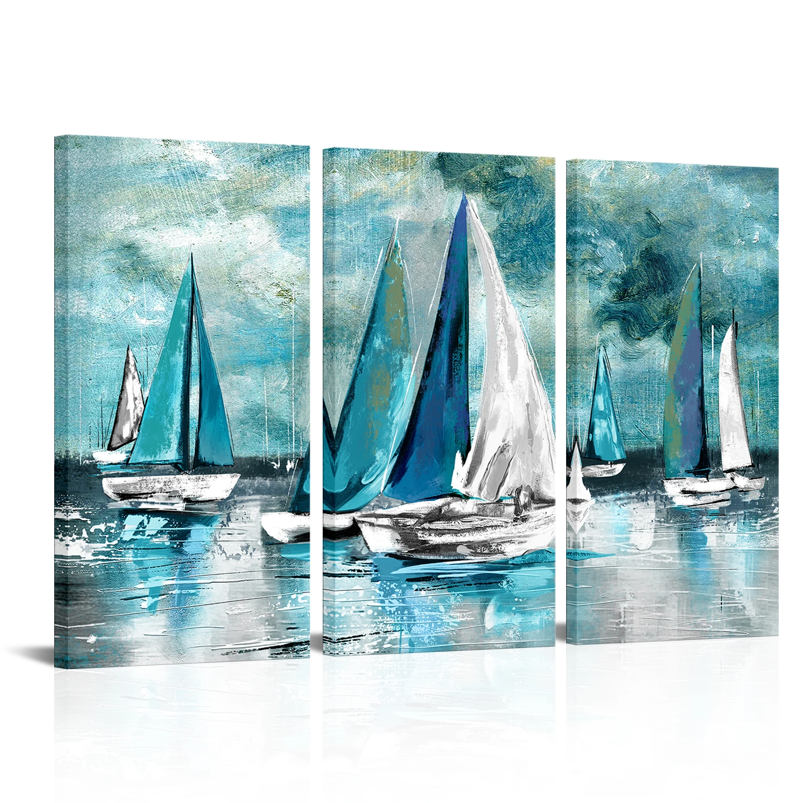 3 Pieces Sailboat on Ocean Wall Art Poster Abstract Sky Print Canvas Painting Modern Style Pictures Living Room Home Decor
3 Pieces Sailboat on Ocean Wall Art Poster Abstract Sky Print Canvas Painting Modern Style Pictures Living Room Home Decor