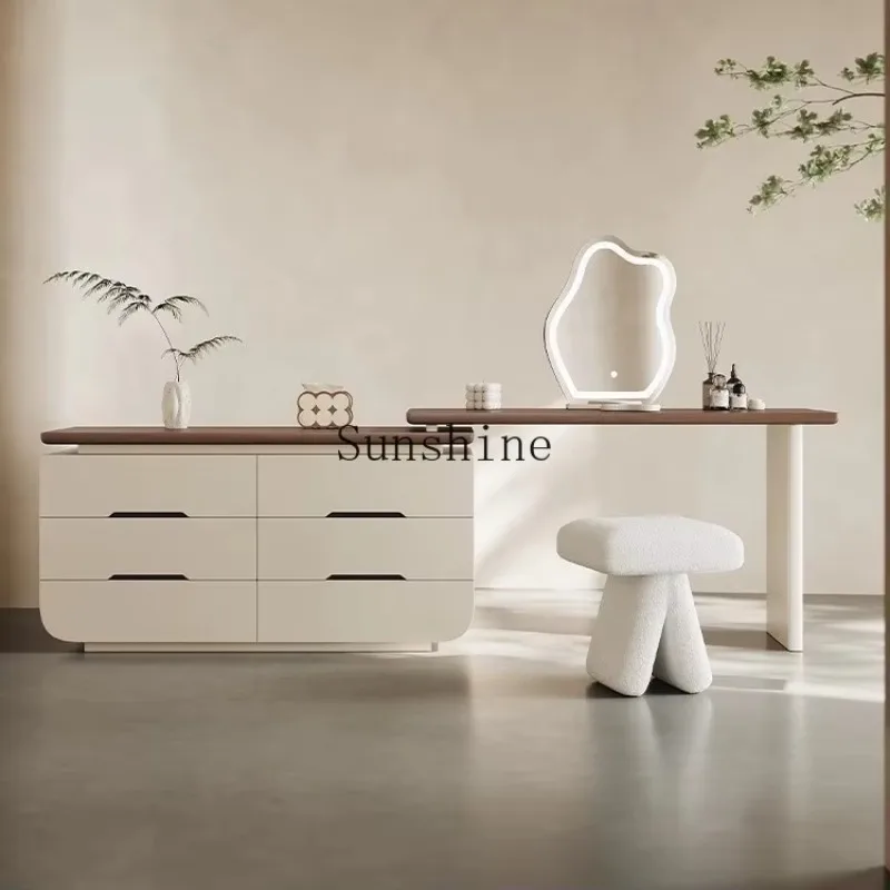 Italian minimalist dresser storage integrated cabinet high-end bedroom small corner, solid wood
Italian minimalist dresser storage integrated cabinet high-end bedroom small corner, solid wood