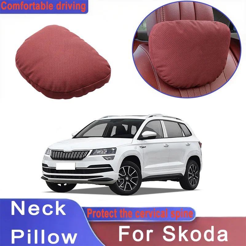 Car Headrest Neck Support Seat Lumbar Cushion Neck Pillow For Skoda Fabia Superb Yeti Octavia Enyaq Rapid Kodiaq Kamiq A4 A6 A7
Car Headrest Neck Support Seat Lumbar Cushion Neck Pillow For Skoda Fabia Superb Yeti Octavia Enyaq Rapid Kodiaq Kamiq A4 A6 A7
