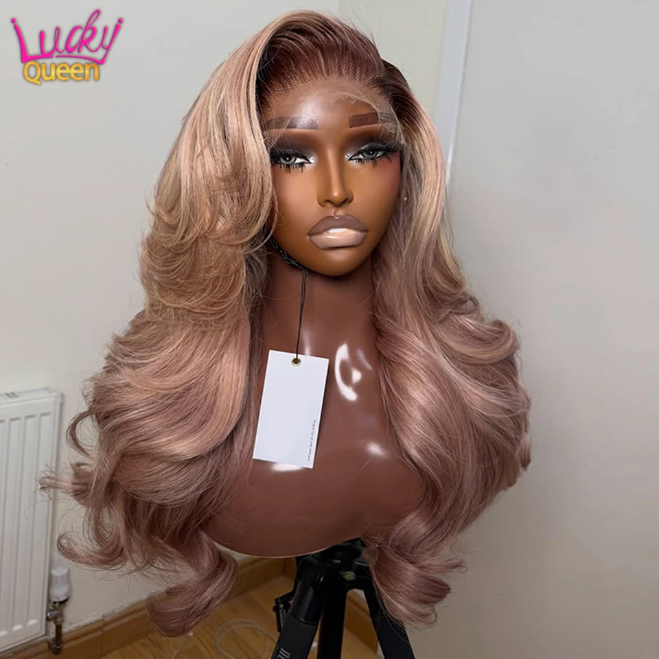 Real Hair Wig Ombre Strawberry Blonde 13x6 13x4 Lace Front Human Wig For Women Dark Root 5x5 Lace Closure Wig Body Wave Glueless
Real Hair Wig Ombre Strawberry Blonde 13x6 13x4 Lace Front Human Wig For Women Dark Root 5x5 Lace Closure Wig Body Wave Glueless