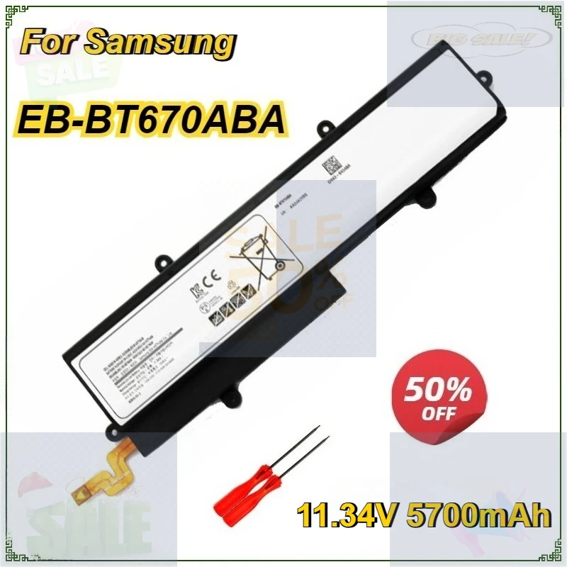 EB-BT670ABA AA1G907KS Laptop Battery for Samsung Galaxy View 18.4" SM-T670 SM-T677A Series AA2J929BS 64.64Wh 5700mAh Bateria
EB-BT670ABA AA1G907KS Laptop Battery for Samsung Galaxy View 18.4" SM-T670 SM-T677A Series AA2J929BS 64.64Wh 5700mAh Bateria