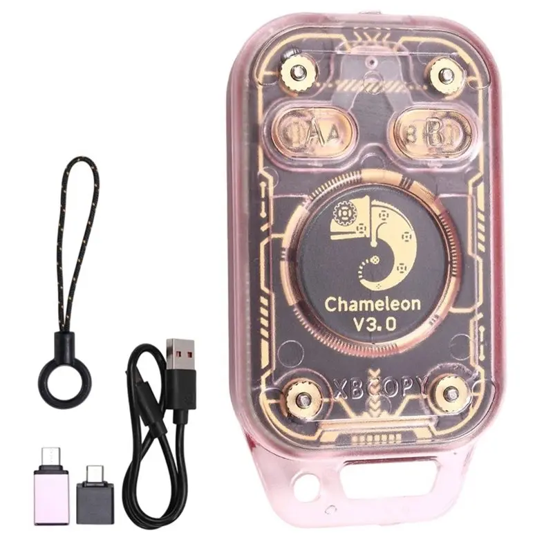 FULL-Chameleon Ultra V3.0 Reader Writer RFID Smart Card Emulator ID IC 125Khz 13.56Mhz Card Tag Copyer Copier
FULL-Chameleon Ultra V3.0 Reader Writer RFID Smart Card Emulator ID IC 125Khz 13.56Mhz Card Tag Copyer Copier
