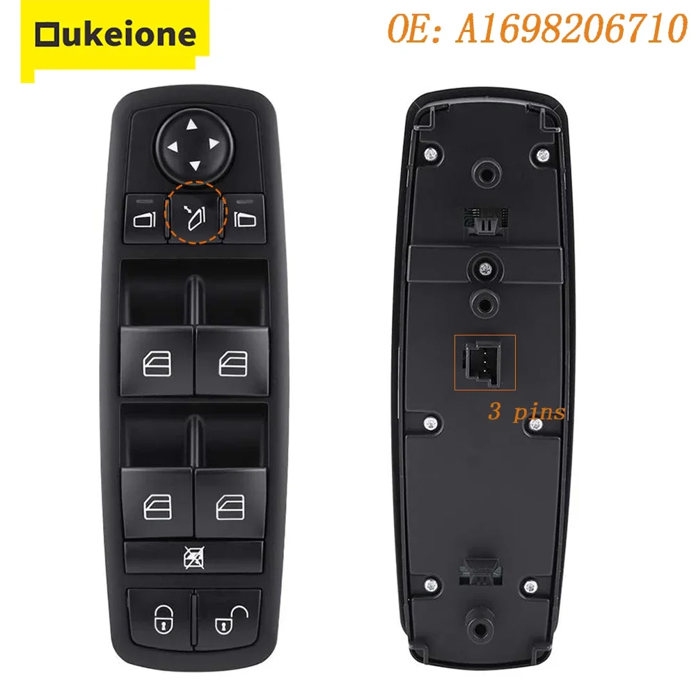 Переключатель Стеклоподъемника A1698206710 1698206710 для Mercedes-Benz B-klассе W245 W169 A-klассе, передняя левая сторона водителя
Переключатель Стеклоподъемника A1698206710 1698206710 для Mercedes-Benz B-klассе W245 W169 A-klассе, передняя левая сторона водителя