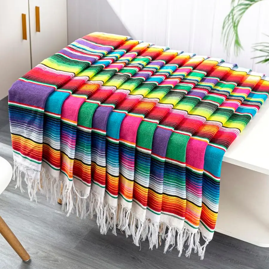 Table Runner 12Pack 14 x 84 Inches Fiesta Mexican Theme Party Decoration for Cinco de Mayo Fiesta Party Serape Zarape Table Runn
Table Runner 12Pack 14 x 84 Inches Fiesta Mexican Theme Party Decoration for Cinco de Mayo Fiesta Party Serape Zarape Table Runn