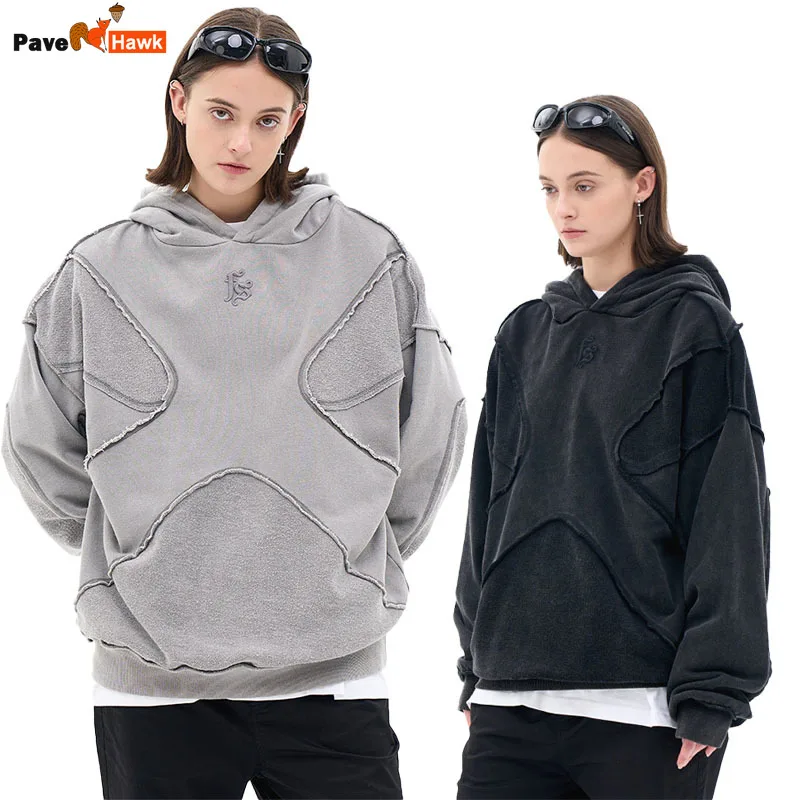 Niche Design Men's Hoodies Street Patchwork Deconstruction Sweatshirts Casual Cotton Pullover Couple Autumn Spring Hip Hop New
Niche Design Men's Hoodies Street Patchwork Deconstruction Sweatshirts Casual Cotton Pullover Couple Autumn Spring Hip Hop New