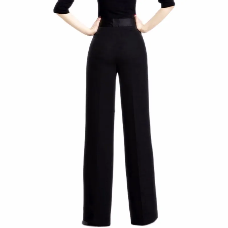 Танцевальные брюки, стандартная одежда для латинских танцев для женщин и мужчин, тренировочные брюки с высокой талией для соревнований по бальным танцам, черные брюки
Танцевальные брюки, стандартная одежда для латинских танцев для женщин и мужчин, тренировочные брюки с высокой талией для соревнований по бальным танцам, черные брюки