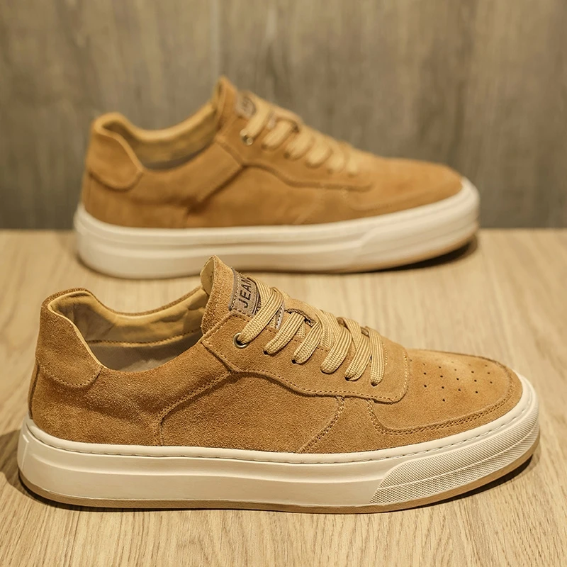 Men's Casual Leather Shoes Spring Season Versatile Comfortable Sports Trendy Slip-On round Toe Low Top Rubber Outsole
Men's Casual Leather Shoes Spring Season Versatile Comfortable Sports Trendy Slip-On round Toe Low Top Rubber Outsole