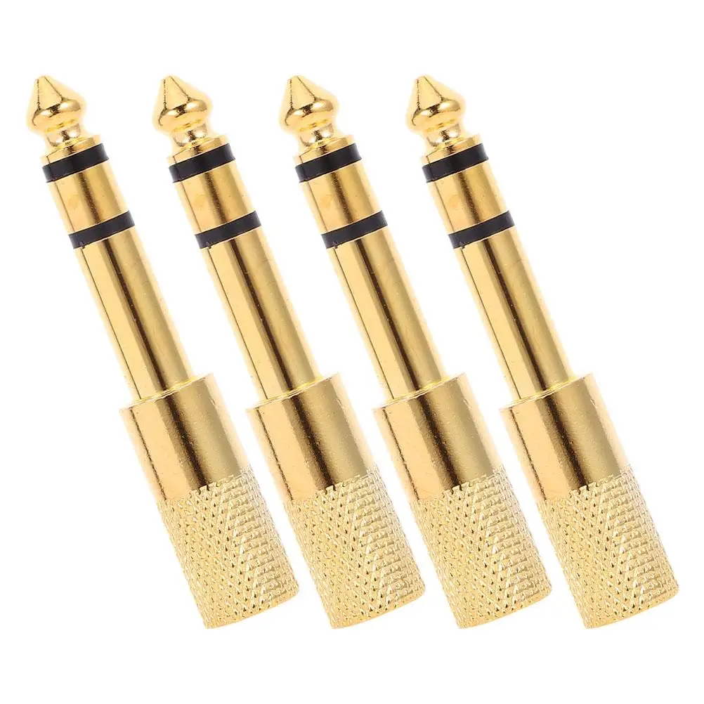 4 Pcs Audio Jack Adapter 6 5mm to 3 5mm Plated Converter for Microphone Amp Headphone Plug Stereo Accessories
4 Pcs Audio Jack Adapter 6 5mm to 3 5mm Plated Converter for Microphone Amp Headphone Plug Stereo Accessories