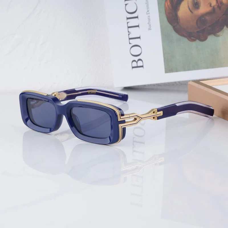 YURUS Original High Quality Luxury Craft Brand Design Gold Sunglasses Rectangle Thick Acetate Niche Glasses for Unisex with Case
YURUS Original High Quality Luxury Craft Brand Design Gold Sunglasses Rectangle Thick Acetate Niche Glasses for Unisex with Case
