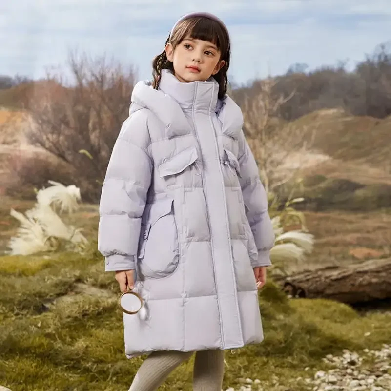 Children's Down Coat 2024 Winter New Girls Thciker Warm Windproof Hooded Outerwear Down Jacket A4164
Children's Down Coat 2024 Winter New Girls Thciker Warm Windproof Hooded Outerwear Down Jacket A4164