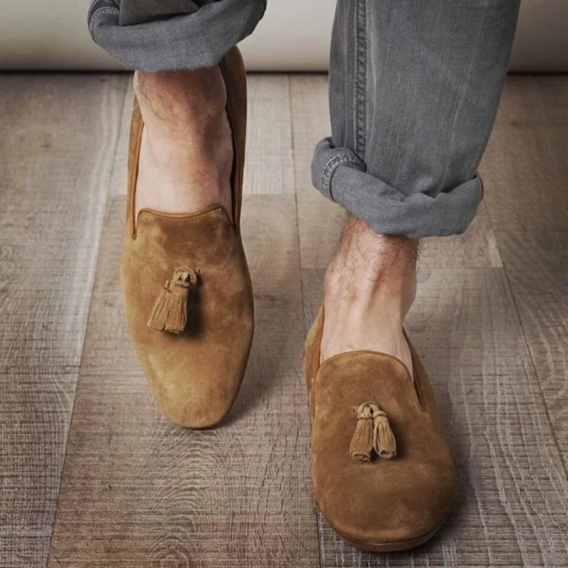 Solid Tassels Slip On Men Shoes Men's Dress Shoes Shallow Pumps High Quality Party Shoes Fashion Big Size 47 Zapatillas Mujer
Solid Tassels Slip On Men Shoes Men's Dress Shoes Shallow Pumps High Quality Party Shoes Fashion Big Size 47 Zapatillas Mujer