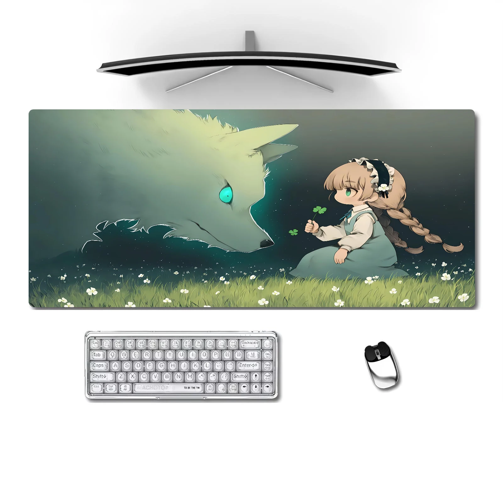 Cartoon Cute Girl Anime Mouse Pad Large Computer Office Game Mat Rubber Anti-slip Gaming Accessories Decorate Keyboard Desk Mats
Cartoon Cute Girl Anime Mouse Pad Large Computer Office Game Mat Rubber Anti-slip Gaming Accessories Decorate Keyboard Desk Mats