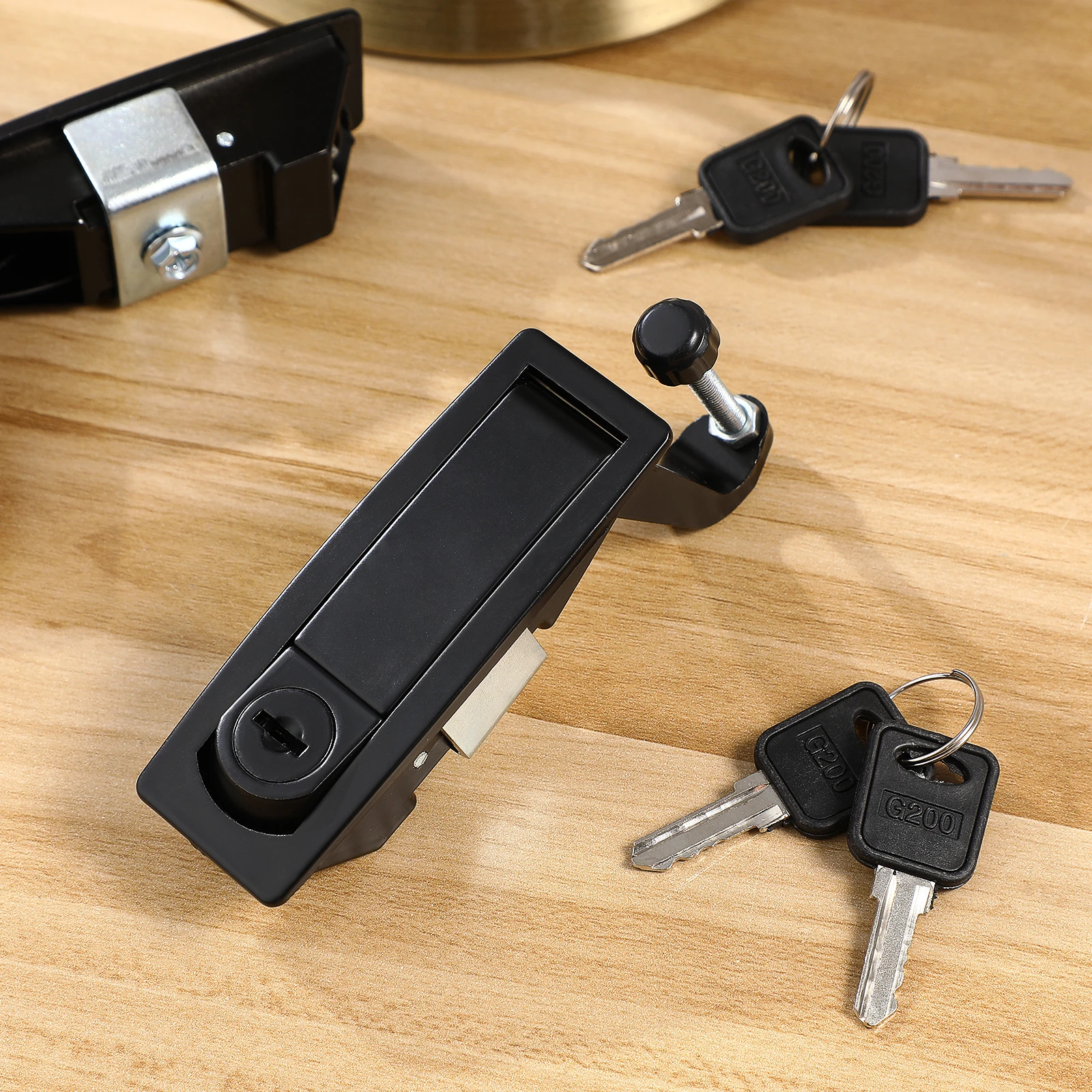 2pcs Cabinet Lock Heavy Duty Zinc Adjustable Compression Latch for Flush Lever Latch Industrial 
2pcs Cabinet Lock Heavy Duty Zinc Adjustable Compression Latch for Flush Lever Latch Industrial