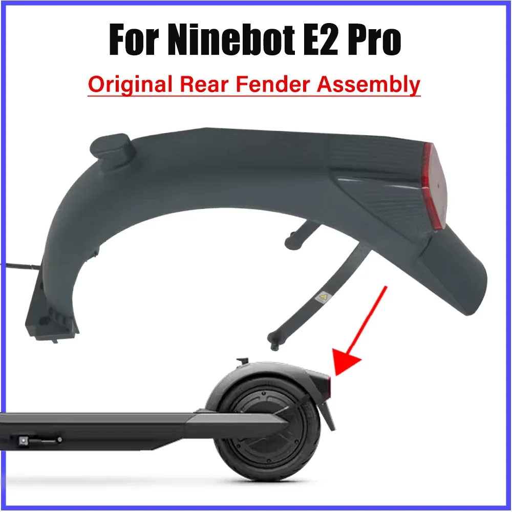 Original E2PRO Rear Fender Assembly with Brake Light for Ninebot E2 PRO Electric Scooter KickScooter Mudguard Taillight Parts
Original E2PRO Rear Fender Assembly with Brake Light for Ninebot E2 PRO Electric Scooter KickScooter Mudguard Taillight Parts