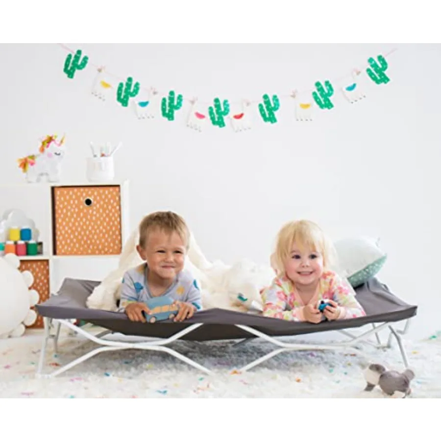Regalo My Cot® Portable Toddler Bed for Two with Fitted Sheet Foldable Travel Bed and Camping Cot Lightweight Sleeping Cot for
Regalo My Cot® Portable Toddler Bed for Two with Fitted Sheet Foldable Travel Bed and Camping Cot Lightweight Sleeping Cot for