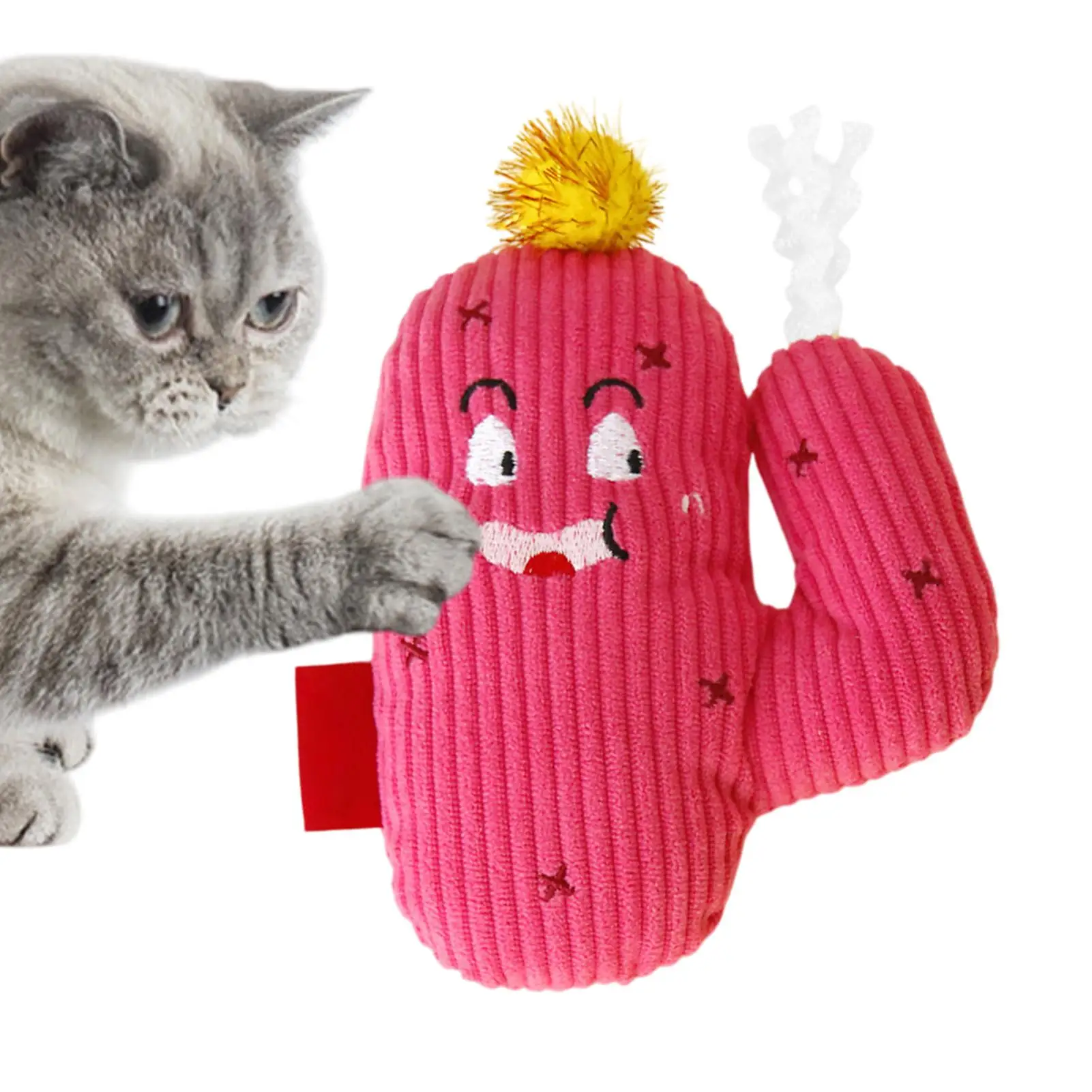 Cat Nip Toys Kitten Teething Toys Cactus Cat Teaser Chew Stuffed Pillow Kitten Accessories Indoor Games With Sound For Dogs
Cat Nip Toys Kitten Teething Toys Cactus Cat Teaser Chew Stuffed Pillow Kitten Accessories Indoor Games With Sound For Dogs
