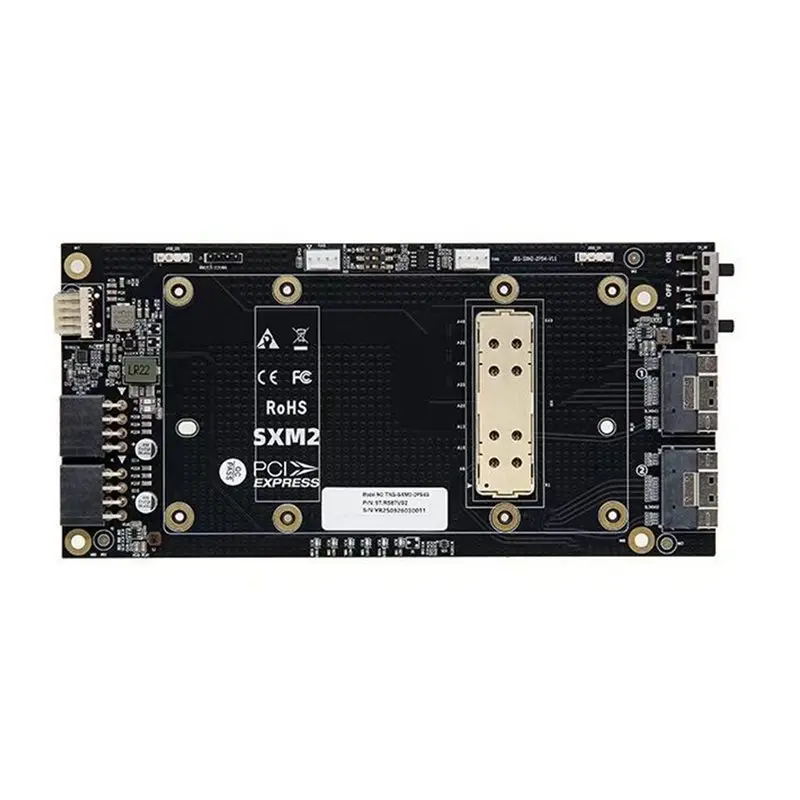 A42Z-Slimsas To SXM2 Adapter V100 SXM2 Single-Slot X16 Straight-Through Baseboard 8654 Interface For External Graphics Card
A42Z-Slimsas To SXM2 Adapter V100 SXM2 Single-Slot X16 Straight-Through Baseboard 8654 Interface For External Graphics Card