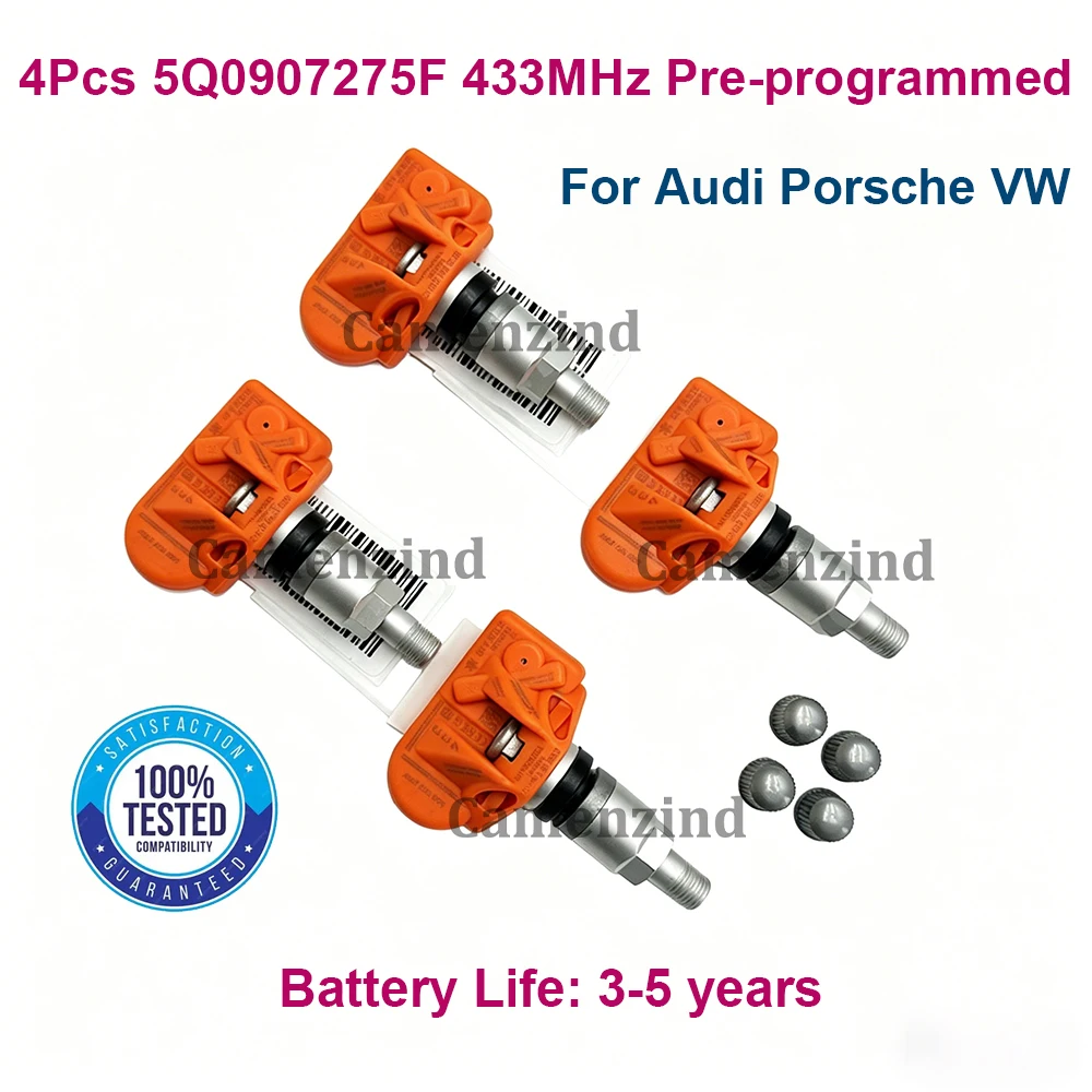 4PCS 5Q0907275F Tire Pressure Monitoring System Sensor For Audi RS3 SKODA Kodiaq PORSCHE 718 VW Arteon Golf Eos Magotan Jetta
4PCS 5Q0907275F Tire Pressure Monitoring System Sensor For Audi RS3 SKODA Kodiaq PORSCHE 718 VW Arteon Golf Eos Magotan Jetta