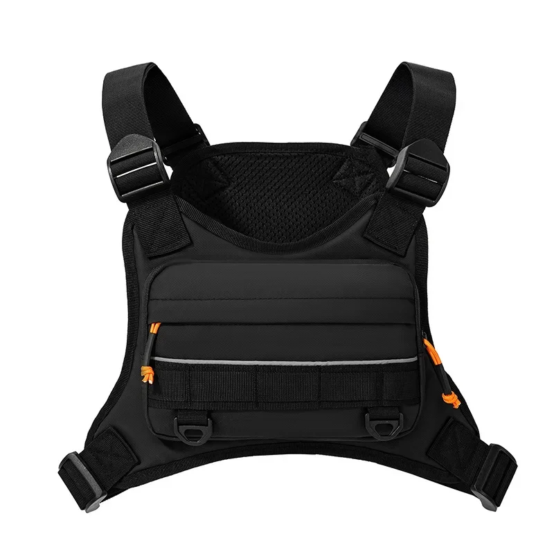 Tactical Chest Pack Vest Rig Running Bag Nylon Laser Cut Molle System Outdoor Sports Night Reflective Phone Pouch Harness Pack
Tactical Chest Pack Vest Rig Running Bag Nylon Laser Cut Molle System Outdoor Sports Night Reflective Phone Pouch Harness Pack