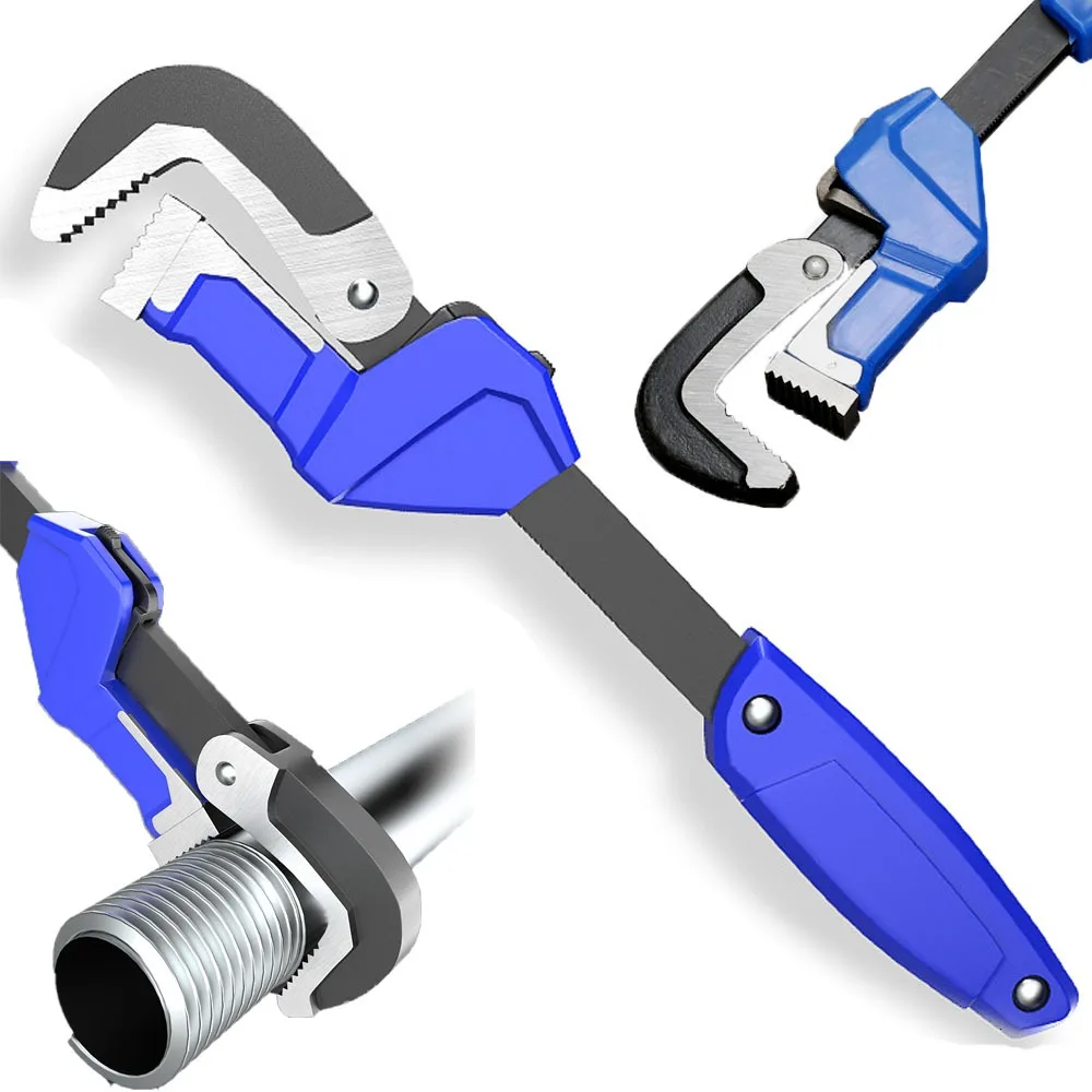 Pipe Wrench European Style Heavy Duty Plumber Pliers Quick-Opening High-Carbon Steel Plumbing Pincers Repair Key Universal Tool
Pipe Wrench European Style Heavy Duty Plumber Pliers Quick-Opening High-Carbon Steel Plumbing Pincers Repair Key Universal Tool