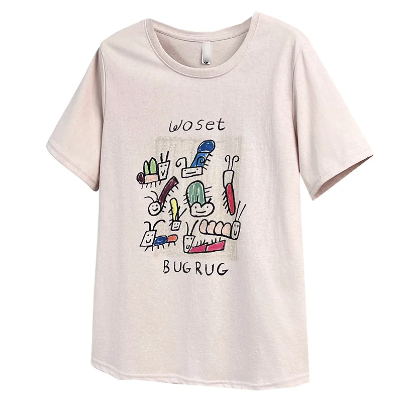 2026 Summer Plus Size Curvy Women Snowflake Cotton Cartoon Printed Crew Neck Thin Loose Casual Short Sleeve T-Shirt Tops 8819
2026 Summer Plus Size Curvy Women Snowflake Cotton Cartoon Printed Crew Neck Thin Loose Casual Short Sleeve T-Shirt Tops 8819