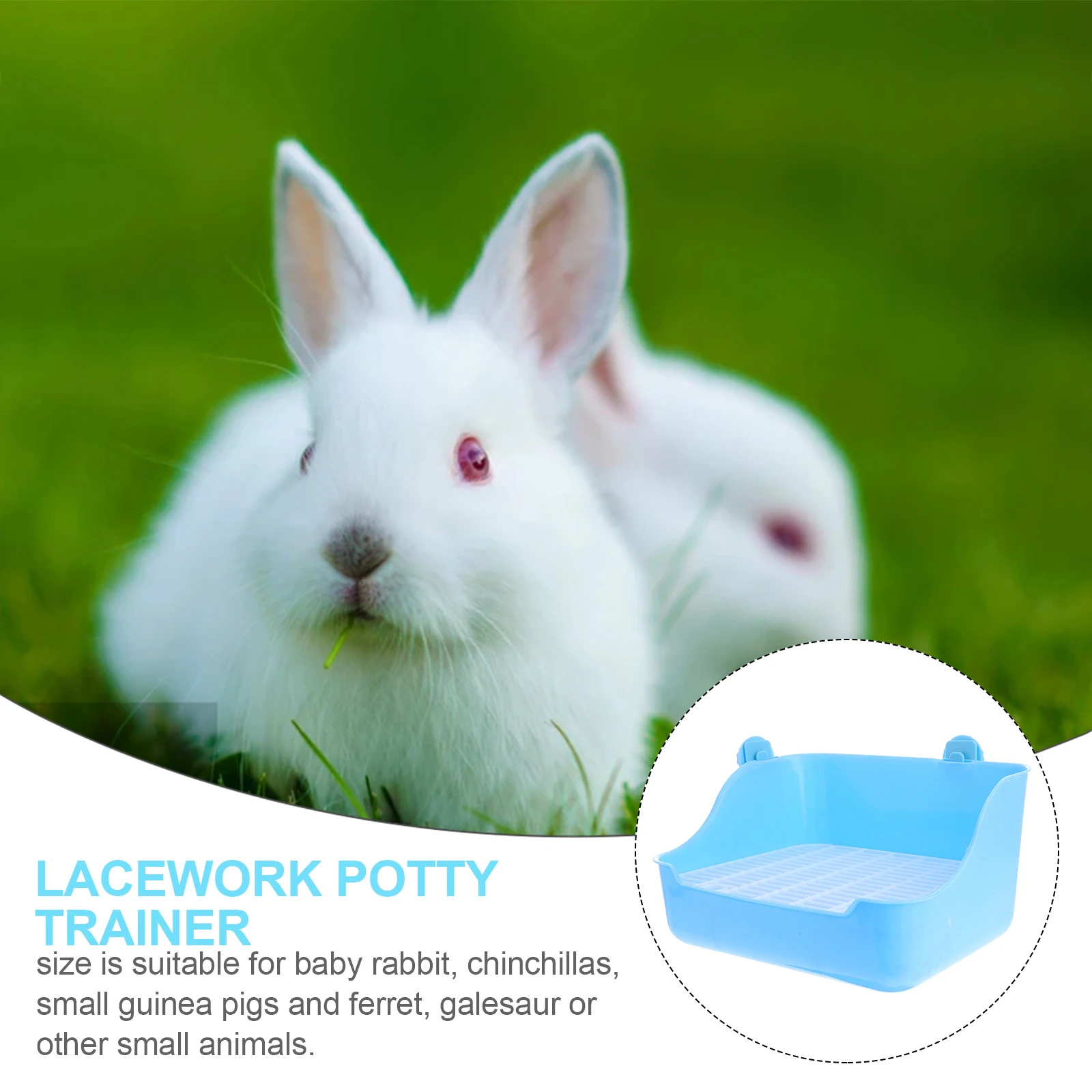 Pet Toilet Corner Litter Box Durable Easy Training Small Animals Chinchilla Guinea Pig Ferret Hamster Gerbil Bunny 
Pet Toilet Corner Litter Box Durable Easy Training Small Animals Chinchilla Guinea Pig Ferret Hamster Gerbil Bunny