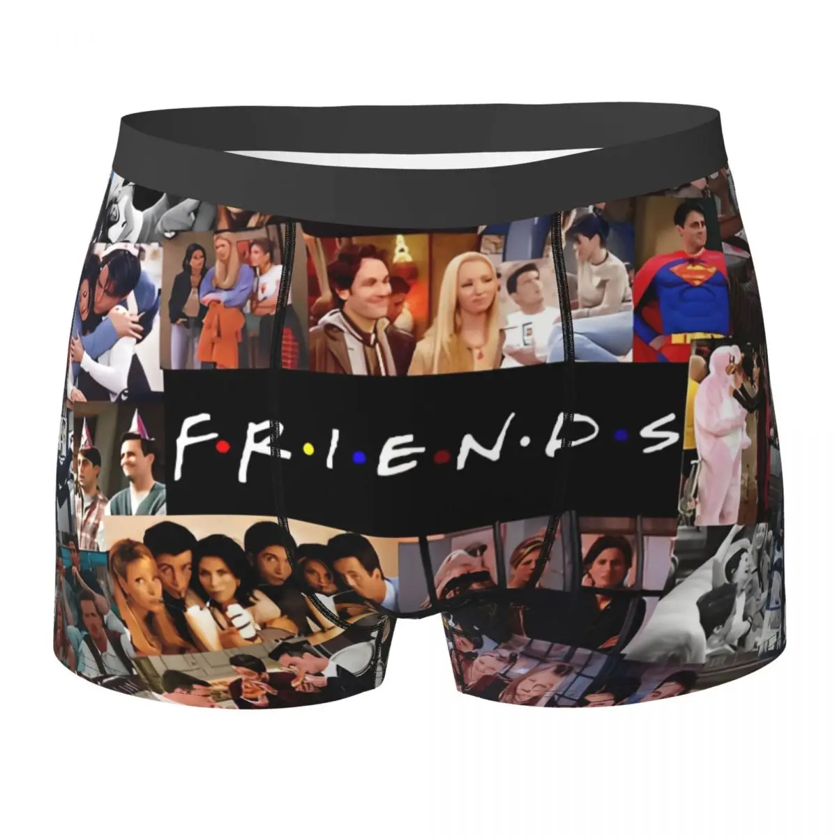 Нижнее белье из сериала «Друзья», забавные трусики-боксеры с принтом, мужские трусы-боксеры больших размеров 
Нижнее белье из сериала «Друзья», забавные трусики-боксеры с принтом, мужские трусы-боксеры больших размеров