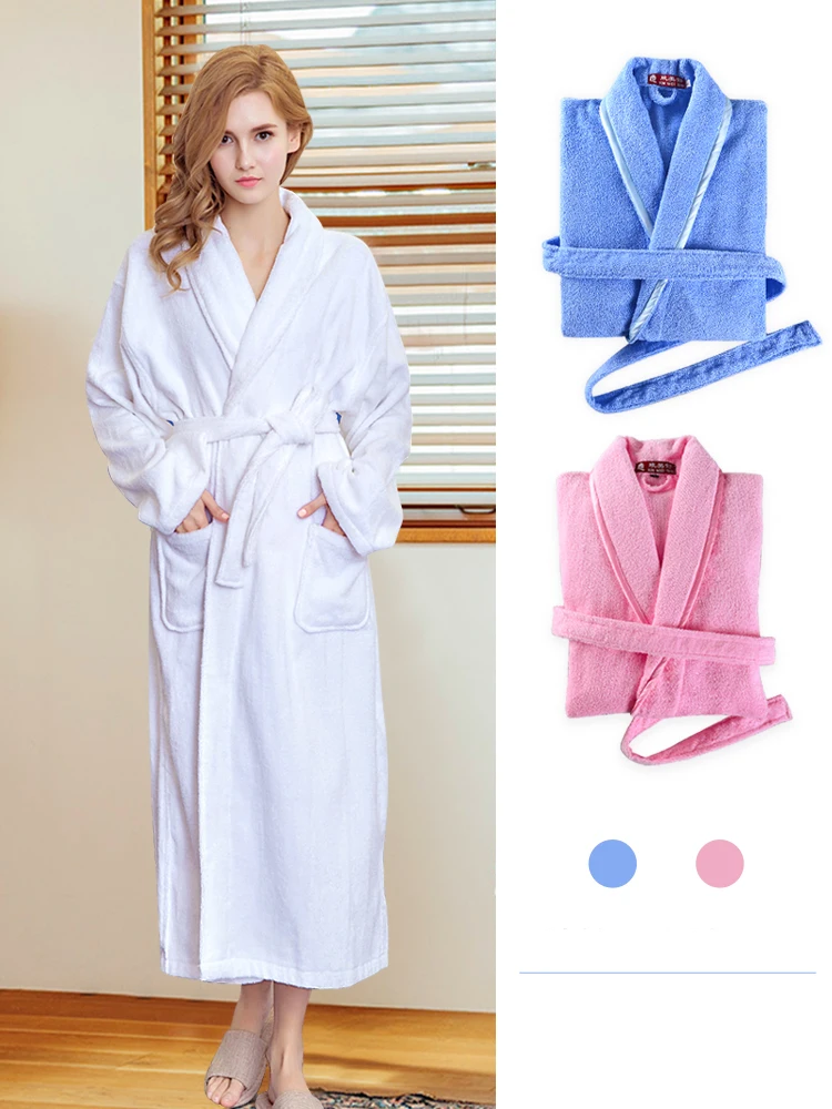 Bathrobe women autumn and winter thickening hotel hot spring nightgown beauty salon water absorption quick-drying cotton towel
Bathrobe women autumn and winter thickening hotel hot spring nightgown beauty salon water absorption quick-drying cotton towel