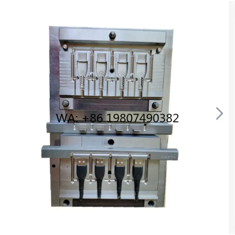 High Precision PVC Cable Connector Mould Custom Industrial Tooling for Data Charging Electronic Accessories
High Precision PVC Cable Connector Mould Custom Industrial Tooling for Data Charging Electronic Accessories