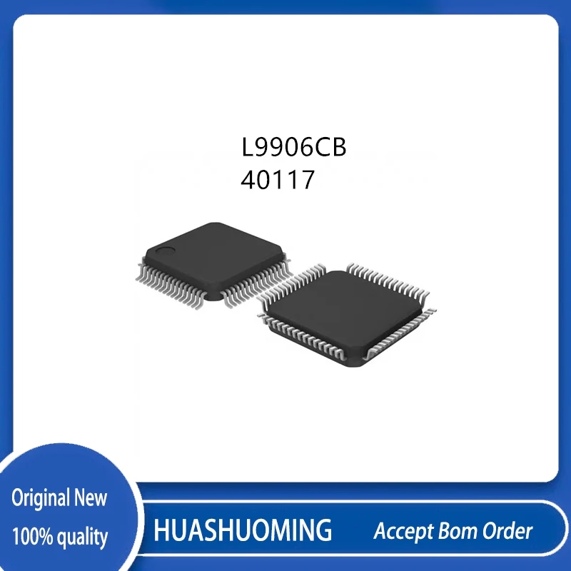 5Pcs/Lot L9906 L9906CB 40117 QFP64
5Pcs/Lot L9906 L9906CB 40117 QFP64