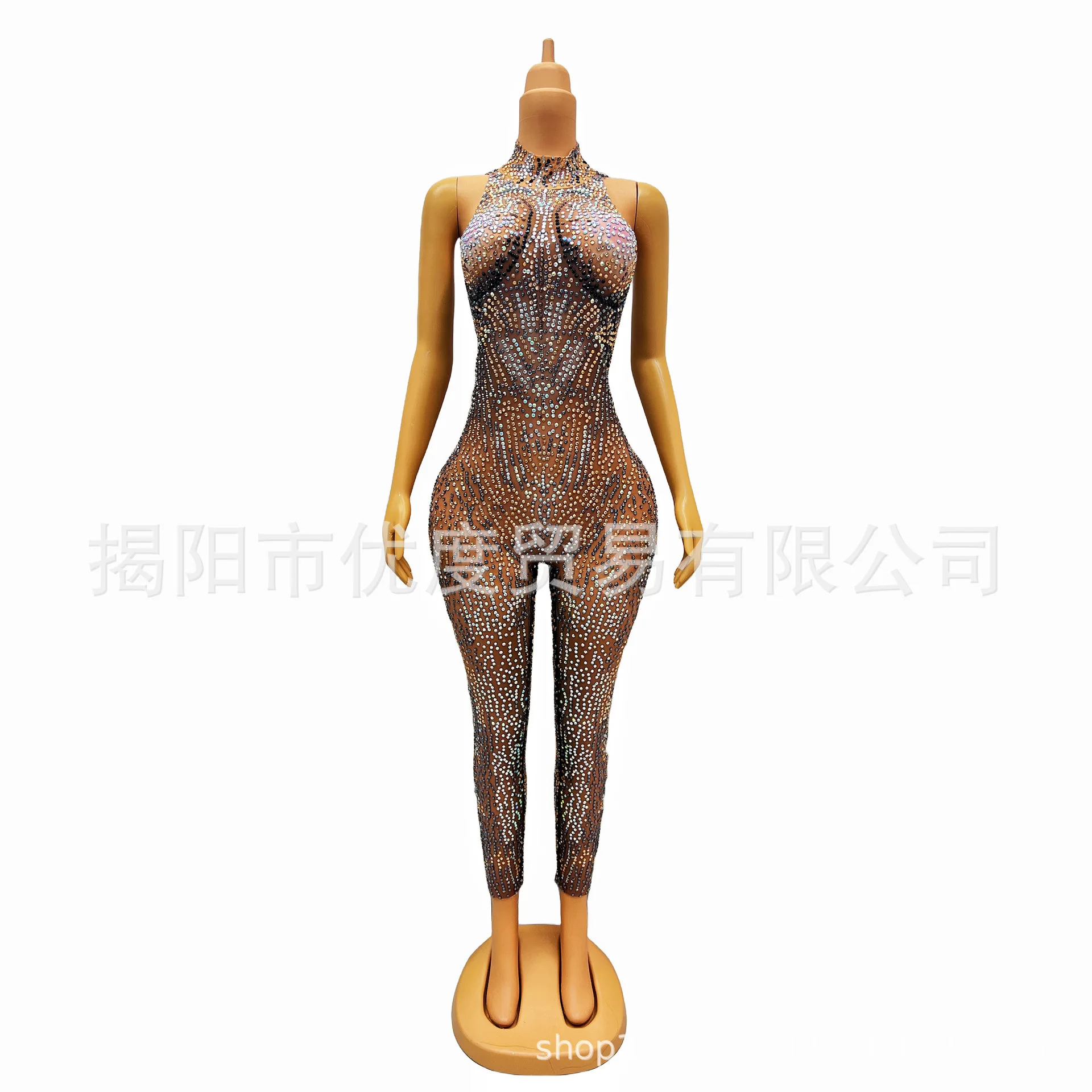 Skinny One-Piece Sexy Perspective Mesh Buling Luxury Rhinestone Birthday Dress Cocktail Party Performance Carnal Vestido De Gala
Skinny One-Piece Sexy Perspective Mesh Buling Luxury Rhinestone Birthday Dress Cocktail Party Performance Carnal Vestido De Gala