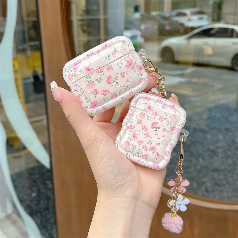 Floral Pattern Case For AirPods 4 3 2 1 Wireless Bluetooth Earphone Cover For Airpods Pro2 TPU Protective Cases with Keychain
Floral Pattern Case For AirPods 4 3 2 1 Wireless Bluetooth Earphone Cover For Airpods Pro2 TPU Protective Cases with Keychain