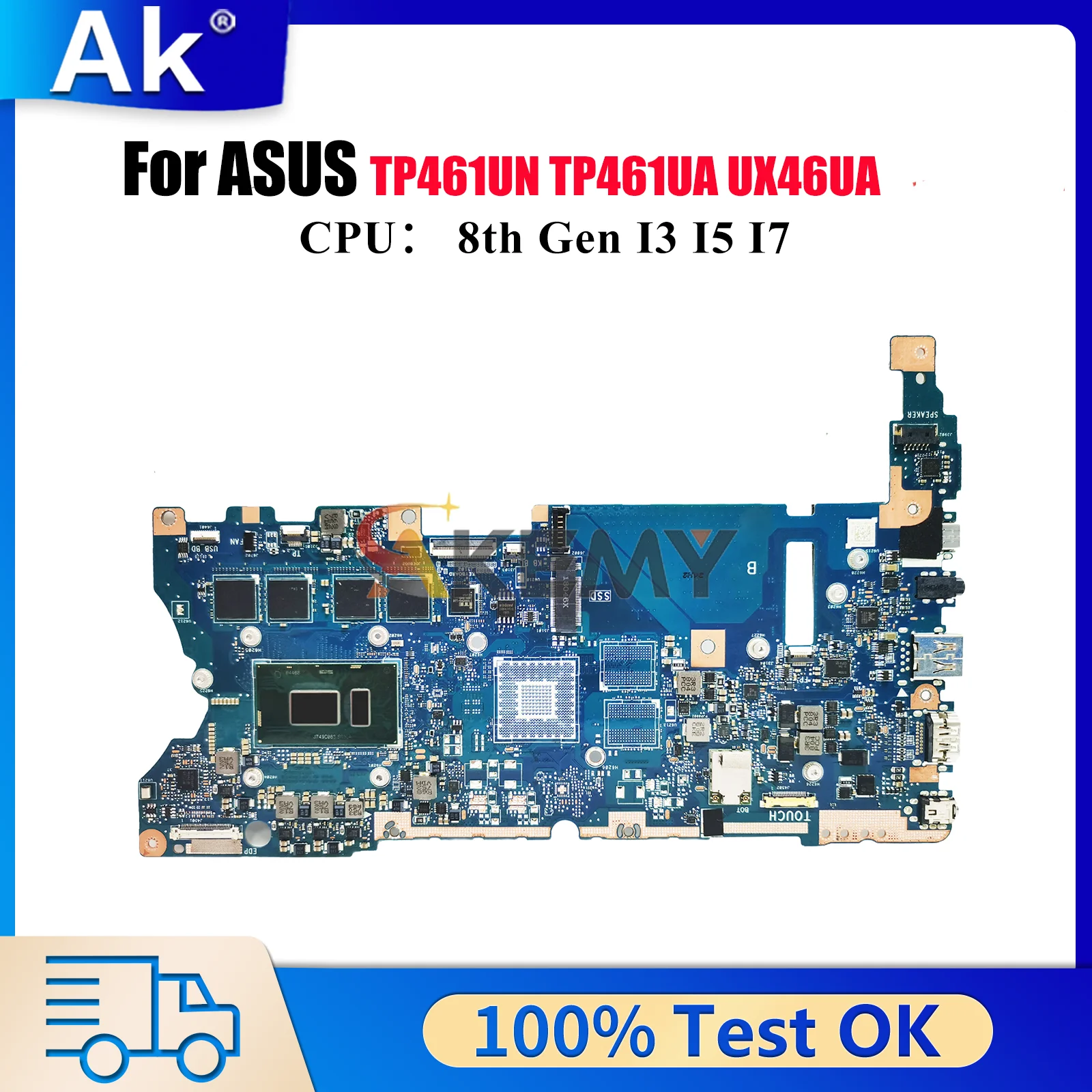UX461UA Laptop Motherboard For ASUS ZenBook TP461UA TP461UN UX46UN UX46UA UX461 Mainboard With I3 I5 I7 CPU 100% tests OK stk
UX461UA Laptop Motherboard For ASUS ZenBook TP461UA TP461UN UX46UN UX46UA UX461 Mainboard With I3 I5 I7 CPU 100% tests OK stk