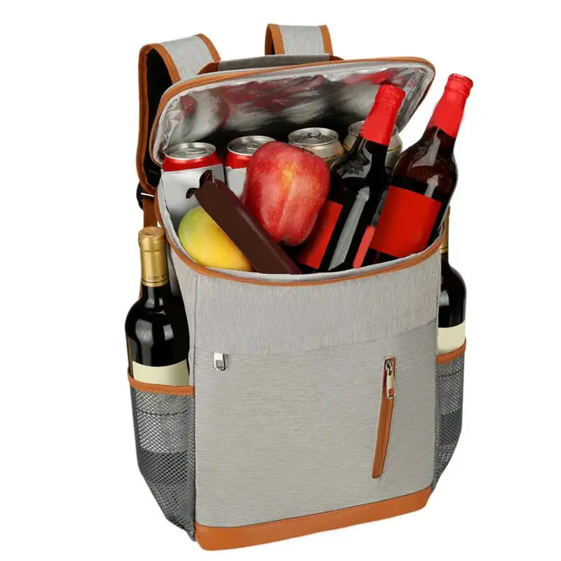 Leakproof Picnic Bag Insulated Lunch Backpack Aluminum Foil Cooler Backpack Multi-Layer Storage Design Thermal Bag Thermal Bag
Leakproof Picnic Bag Insulated Lunch Backpack Aluminum Foil Cooler Backpack Multi-Layer Storage Design Thermal Bag Thermal Bag