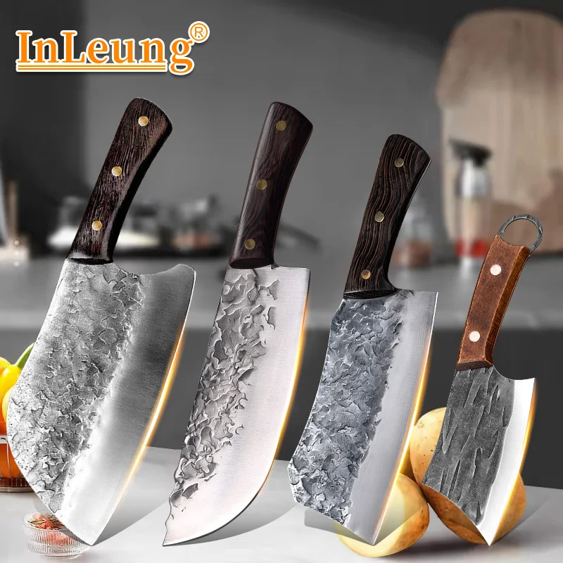 Professional Kitchen Knife Handmade Forged Chefs Butcher Cleaver Knife Stainless Steel Wooden Handle Fish Boning Knife Cooking
Professional Kitchen Knife Handmade Forged Chefs Butcher Cleaver Knife Stainless Steel Wooden Handle Fish Boning Knife Cooking