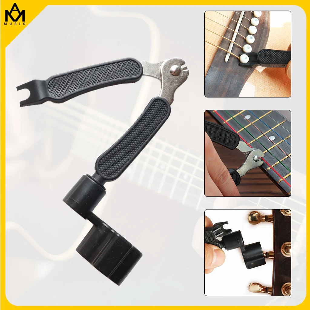 3 in 1 Guitar string winder Bridge Remover Pin Puller String Cutter Multifunctional Tuning Tool Bass Guitar Accessories 1/10PCS
3 in 1 Guitar string winder Bridge Remover Pin Puller String Cutter Multifunctional Tuning Tool Bass Guitar Accessories 1/10PCS