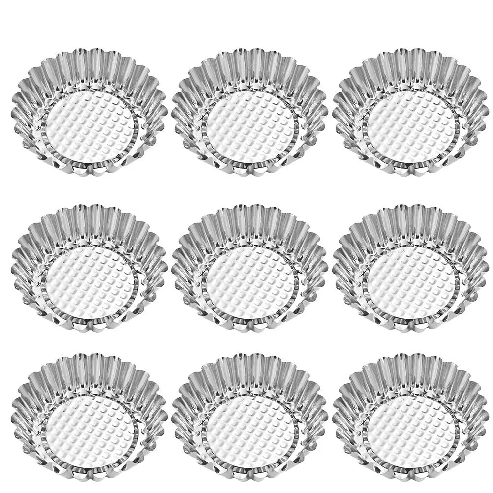 Набор из 10 форм для тарталеток из нержавеющей стали с гладкой поверхностью, легко моются, аксессуары для выпечки домашней выпечки и кондитерских изделий
Набор из 10 форм для тарталеток из нержавеющей стали с гладкой поверхностью, легко моются, аксессуары для выпечки домашней выпечки и кондитерских изделий
